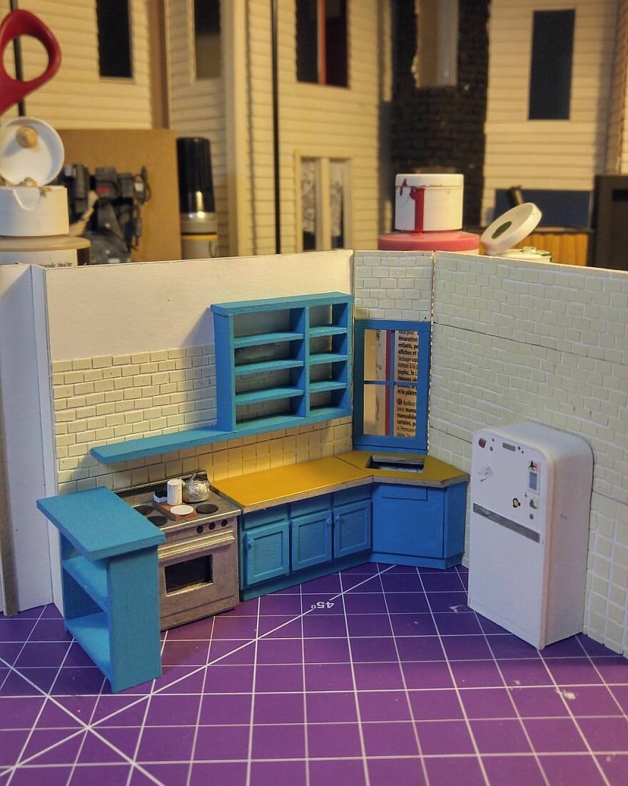 Кухня макет в миниатюре
