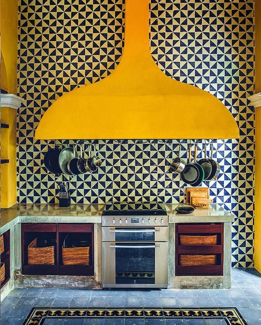 Фартук для кухни в марокканском стиле