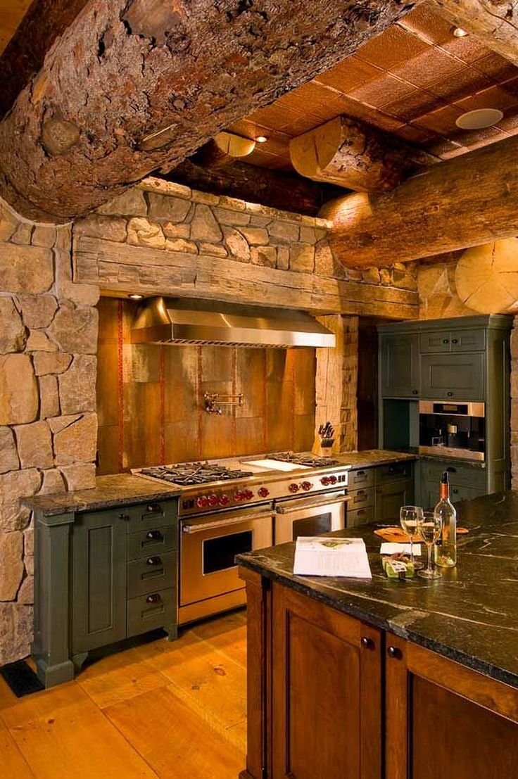 Кухня в Каменном стиле