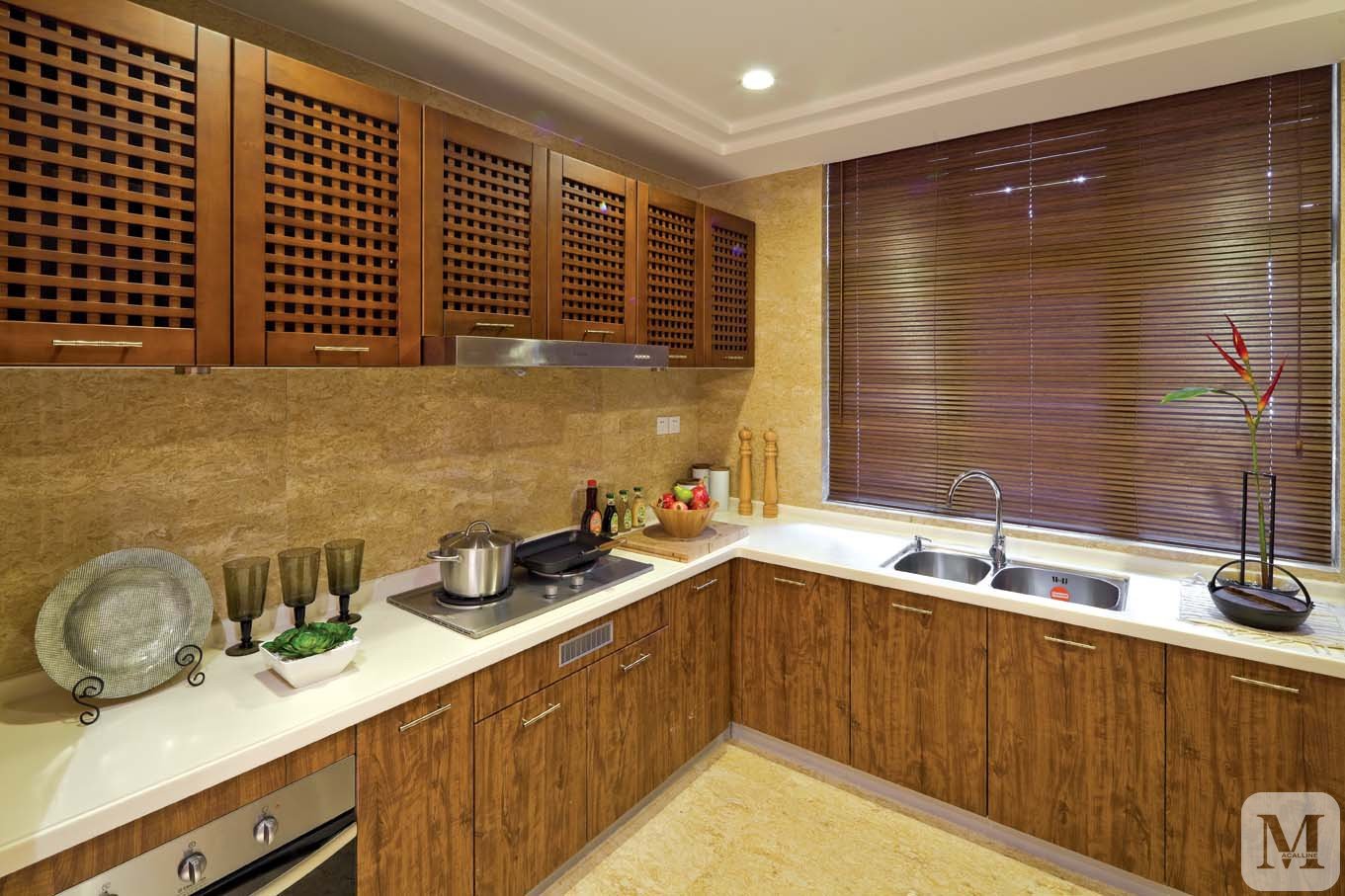 Кухня бамбуковый стиль