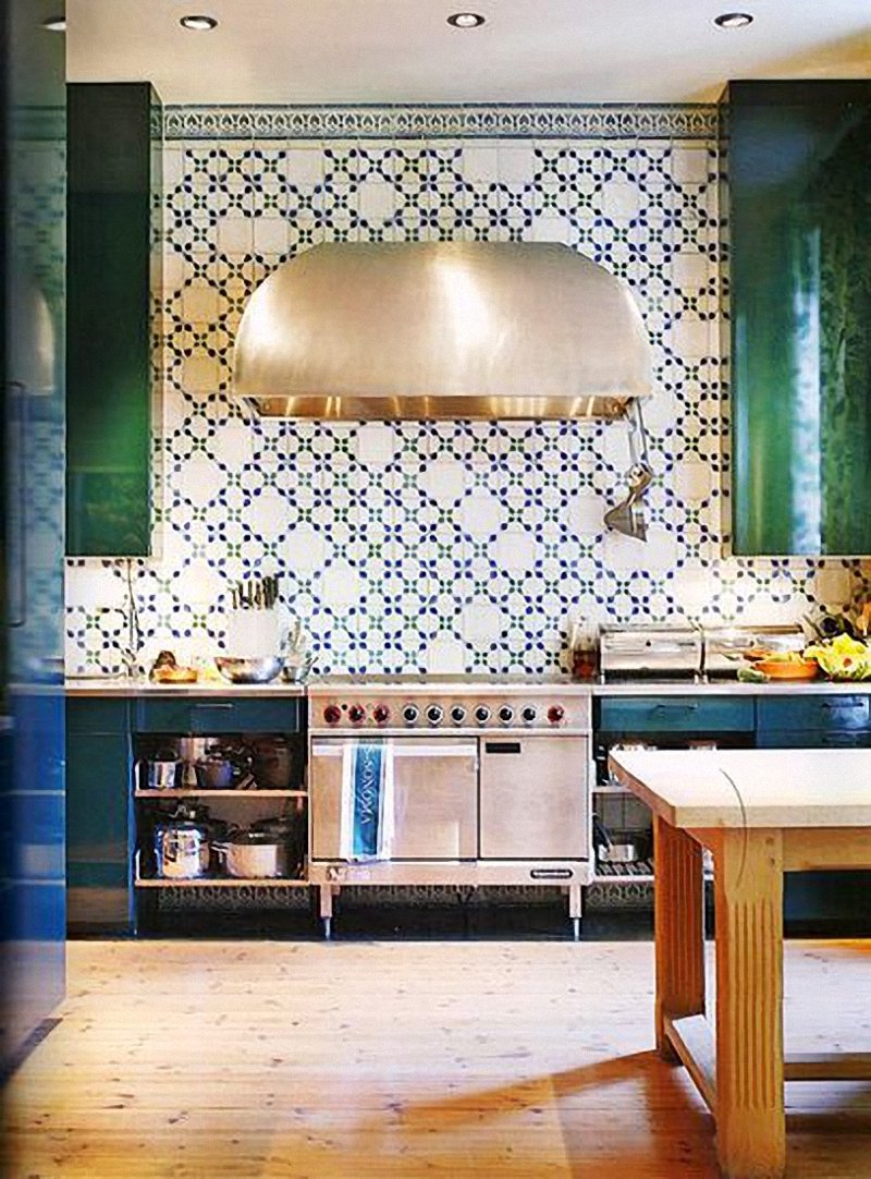 Марокканская плитка в интерьере кухни
