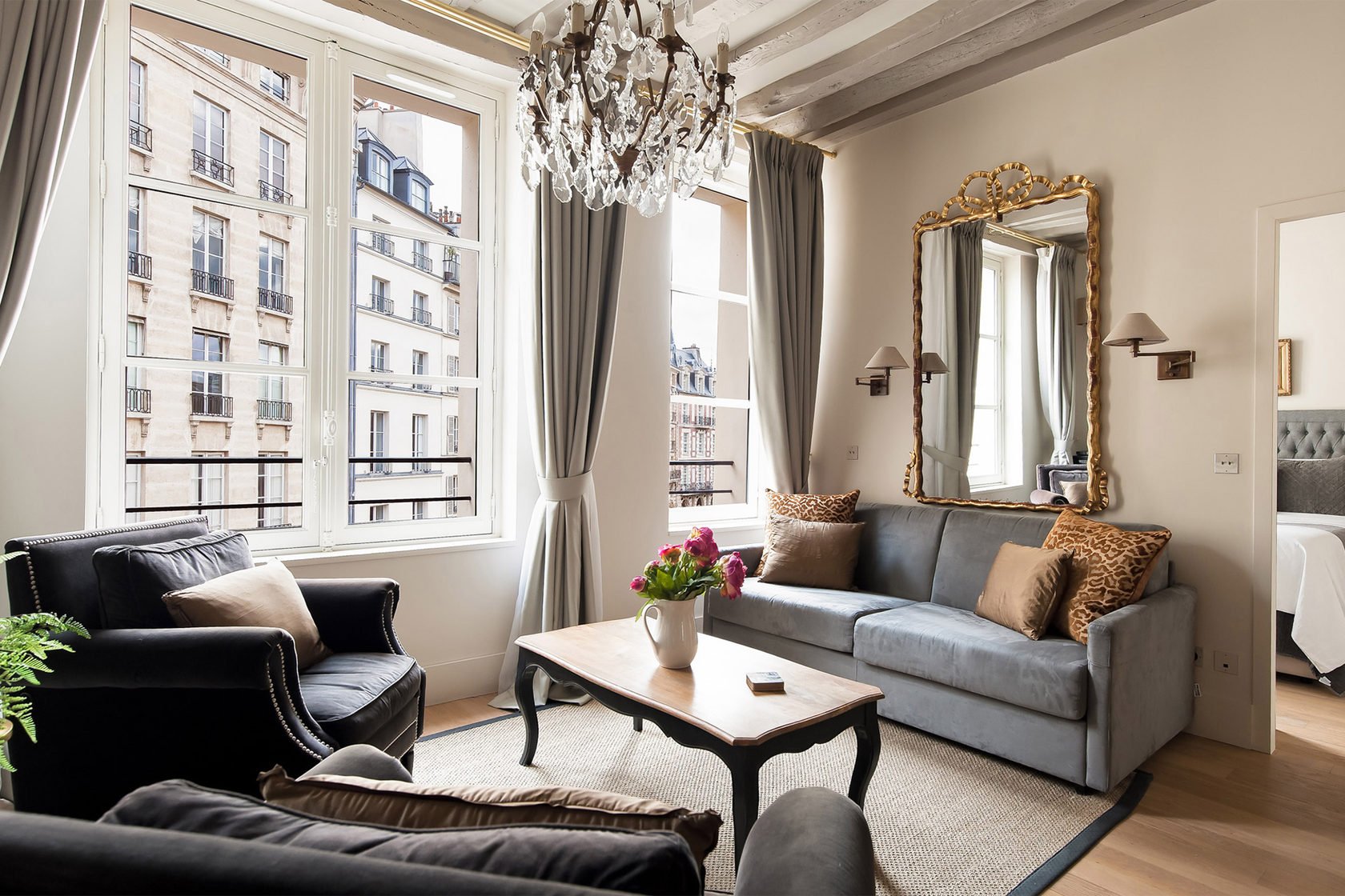 интерьер французских квартир в париже
