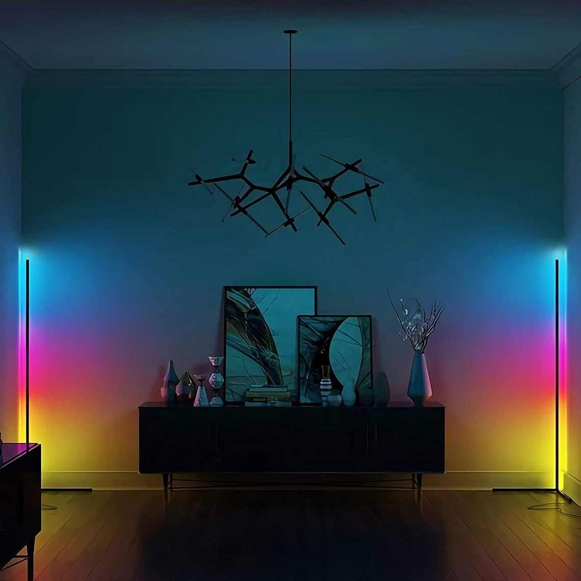 Цветная подсветка для комнаты (63 фото)