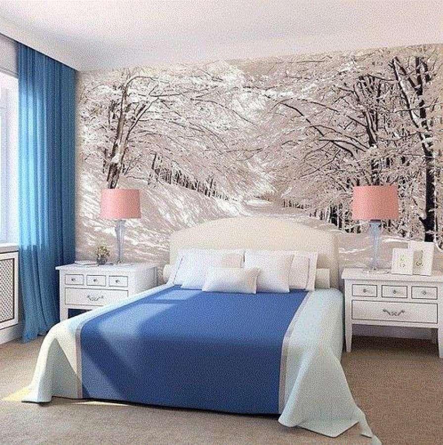 Спальня в зимнем стиле