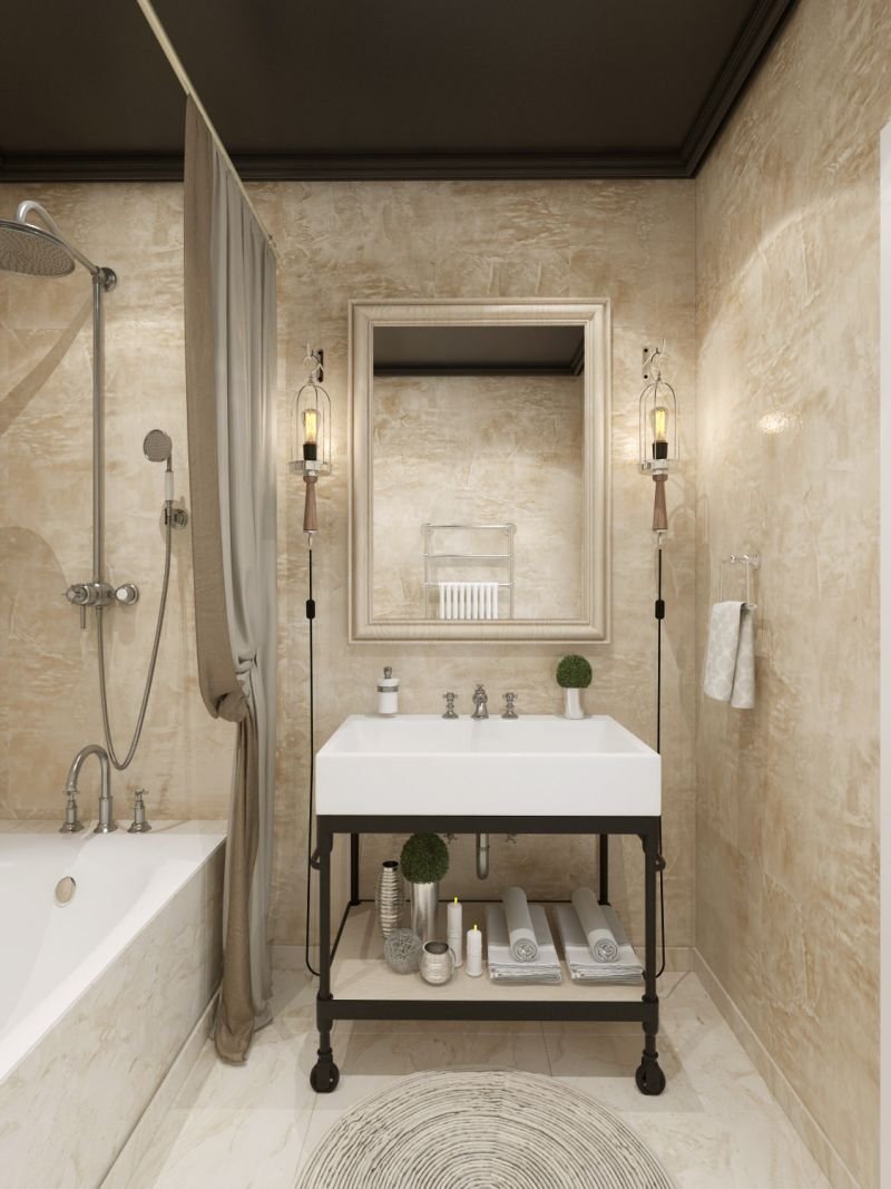 Венецианская штукатурка для ванной комнаты водостойкая (35 фото)