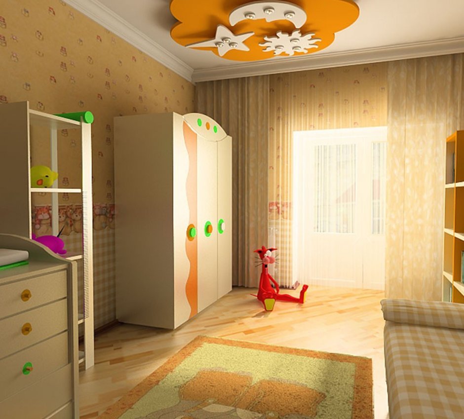 Эконом вариант детской комнаты