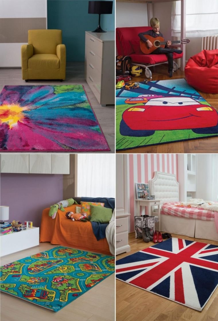 Яркие коврики для комнаты подростка