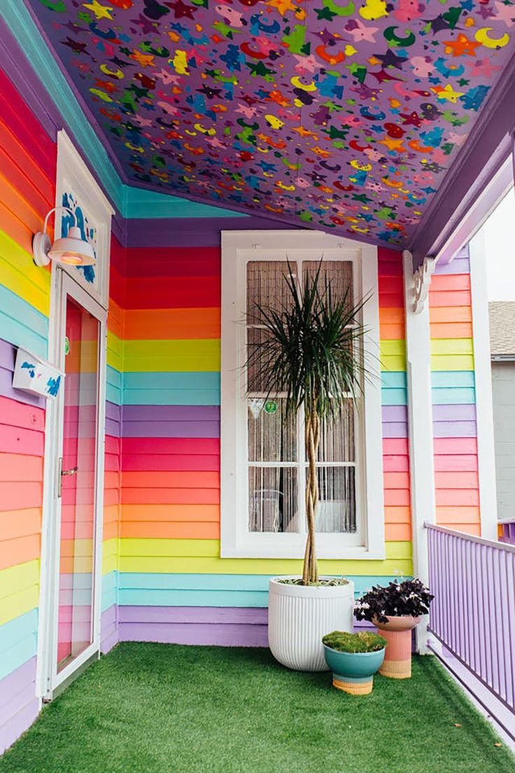 Разноцветные детские комнаты
