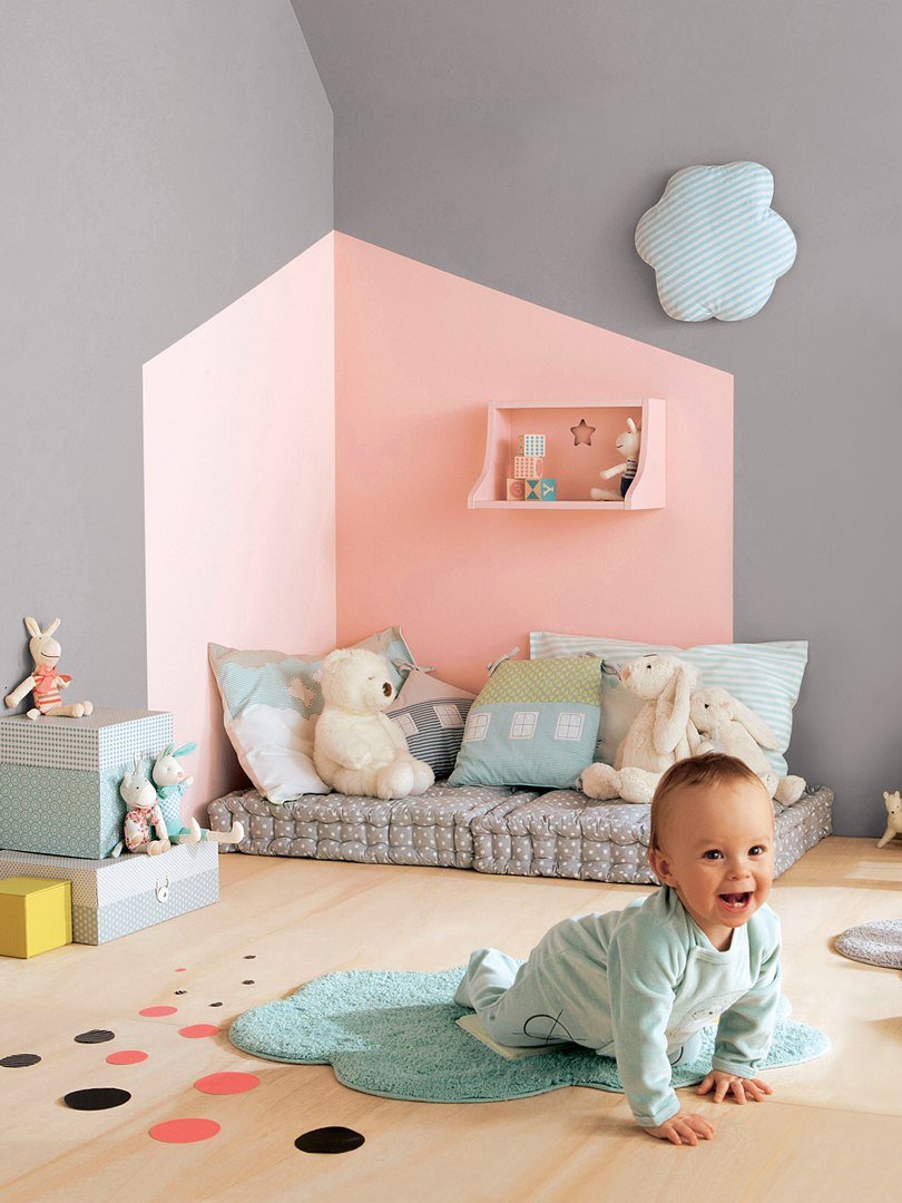 Идеи для покраски стен в детской комнате