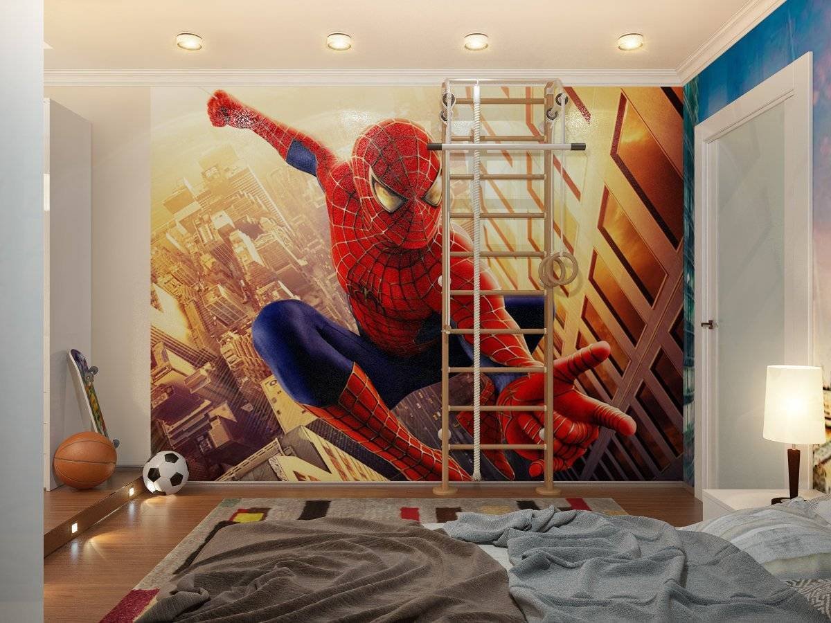 Комната для мальчика человек паук