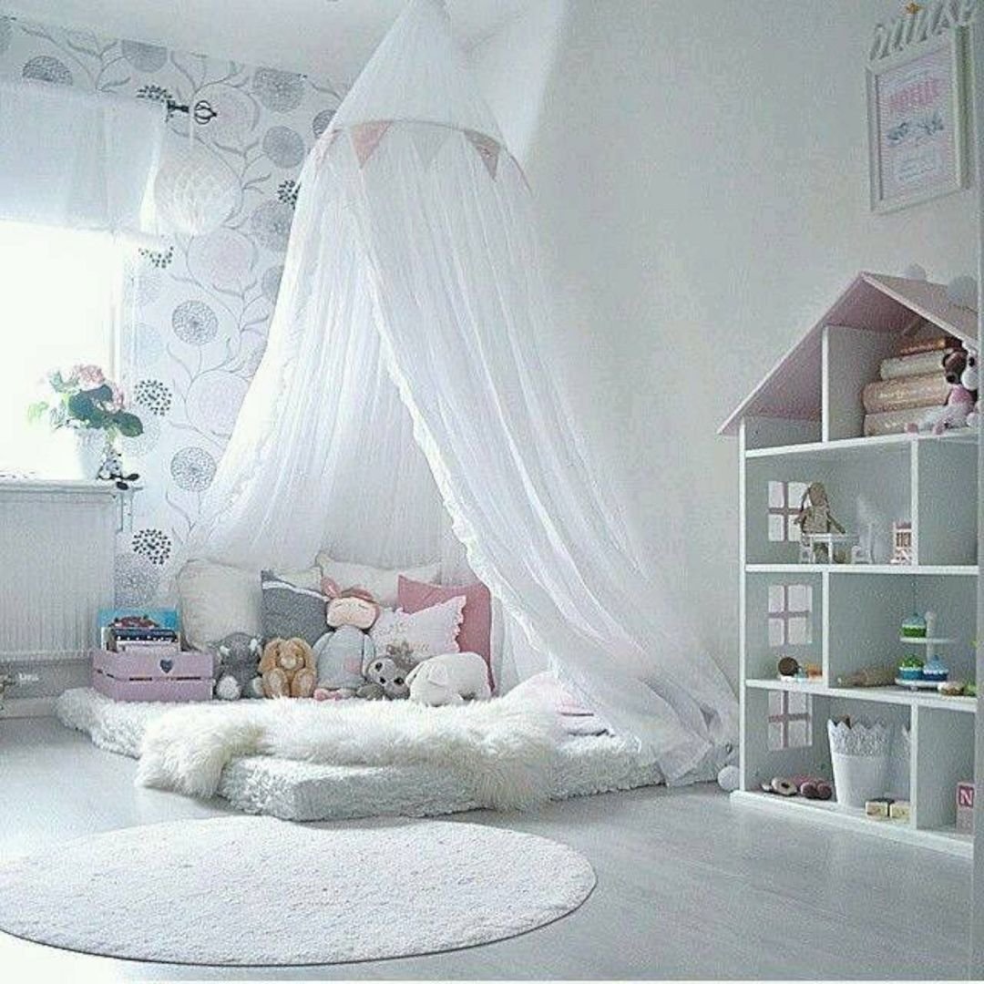 Комната для девочки в белом цвете