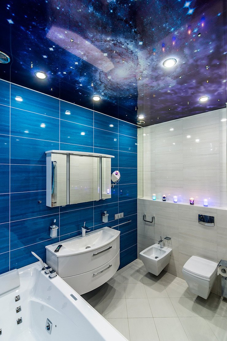Ванная комната в стиле космос