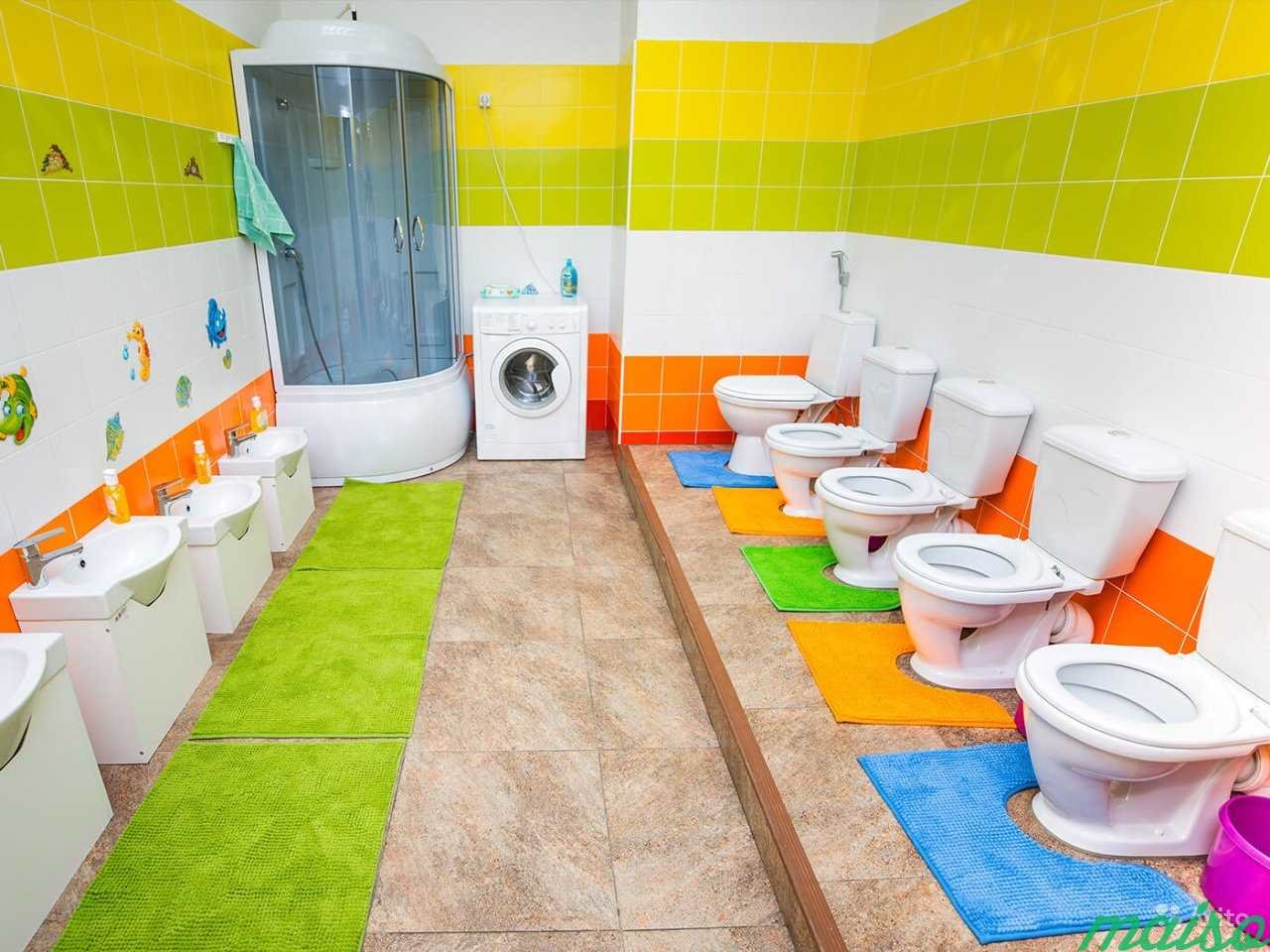 Стенд фигурный Правила посещения туалета для группы Семицветик 380*300мм