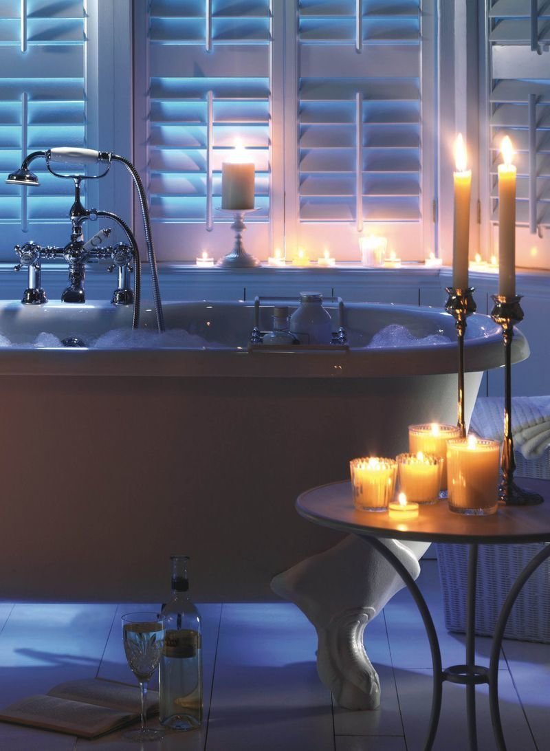 Романтичная ванная комната