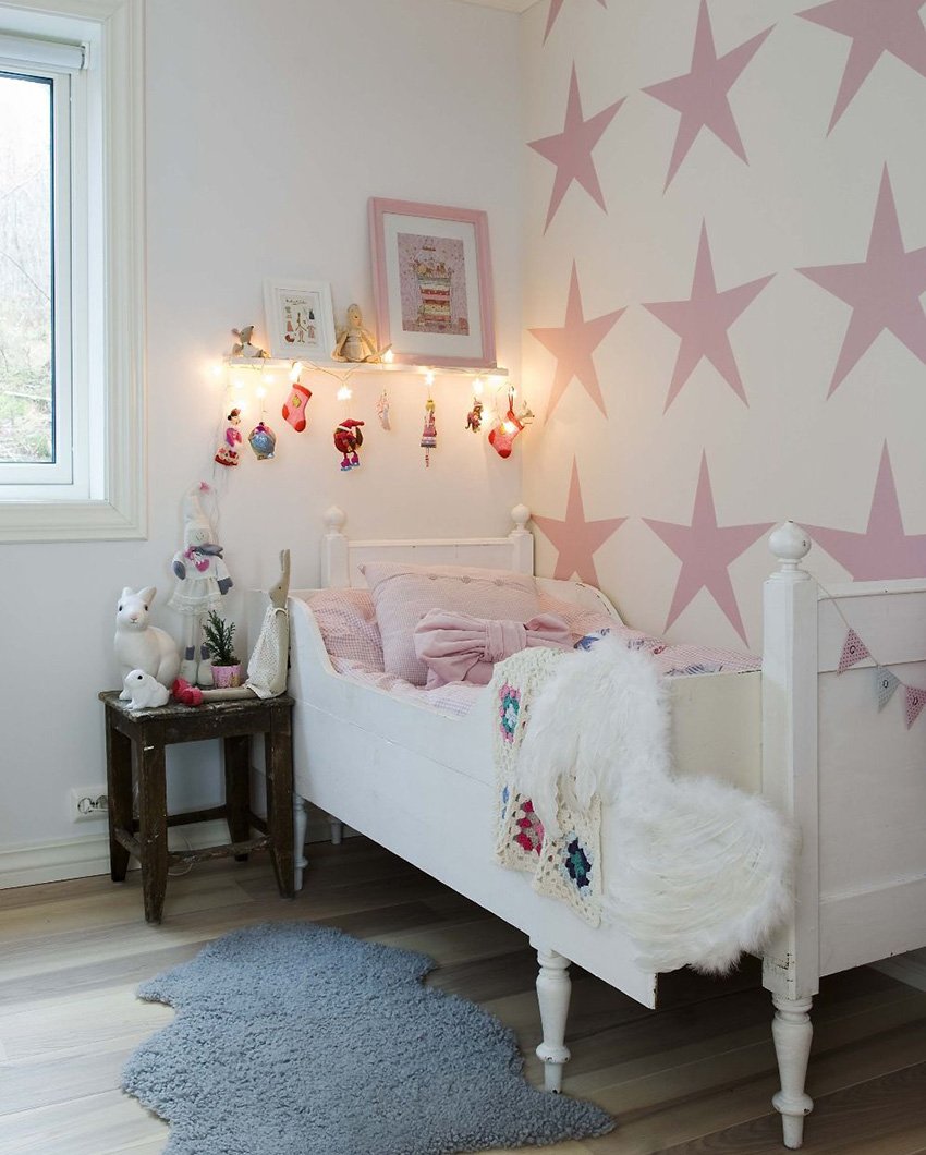 Звезды в интерьере детской комнаты