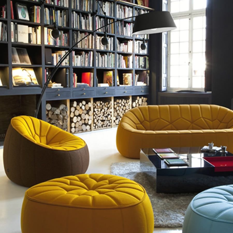 Мягкая мебель пуф ligne Roset