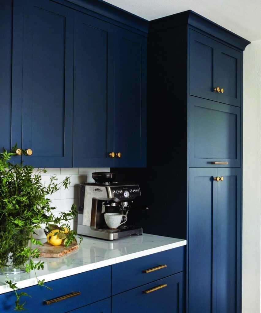 Кухонные фасады икея синие