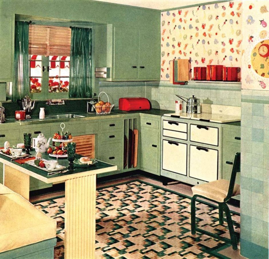 Кухня в стиле 70-х