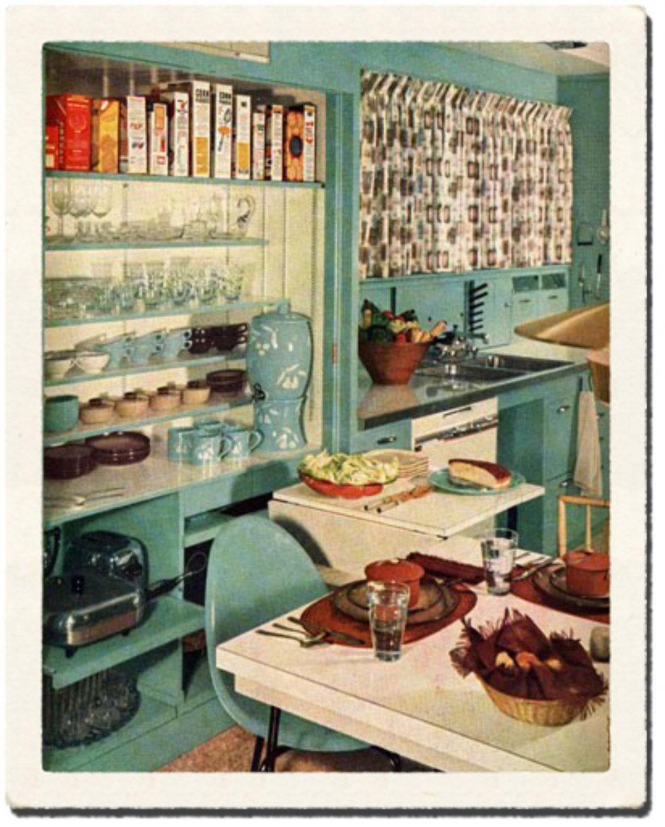 Кухня в стиле 40 годов