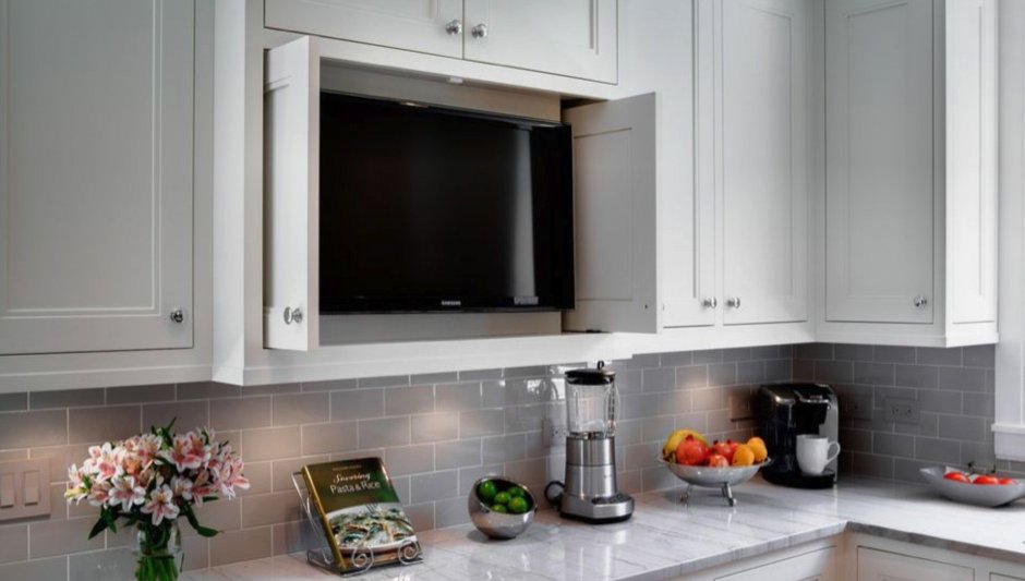 Телевизор на кухне варианты размещения в квартире