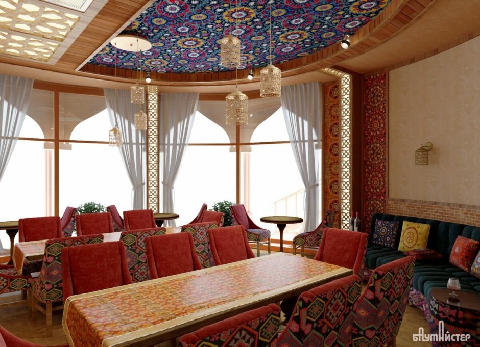 Чайхана в Туркмении