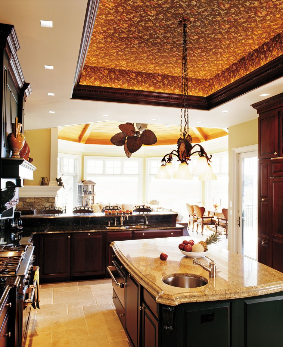 Подвесной потолок на кухне
