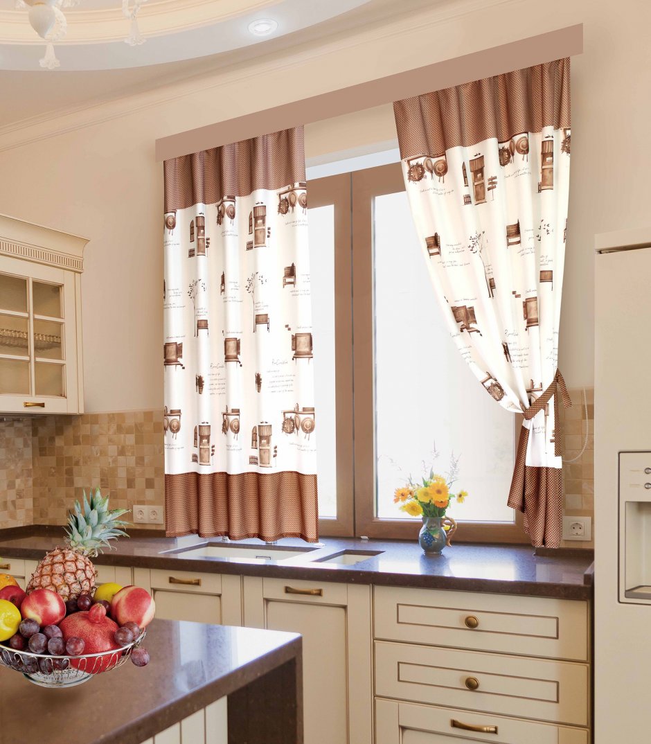 Дизайнерские шторы для кухни