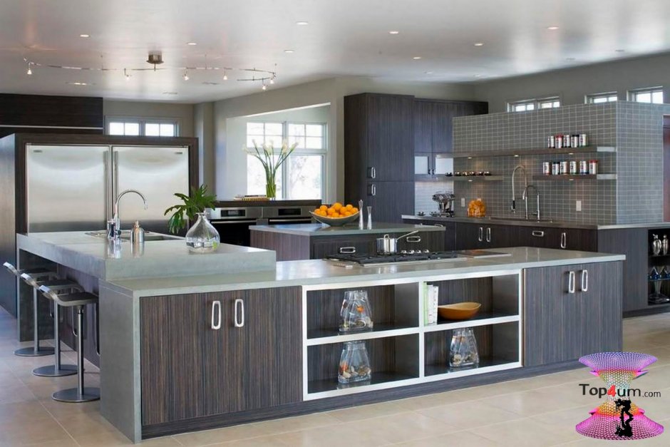Contemporary Stainless Steel Kitchen
