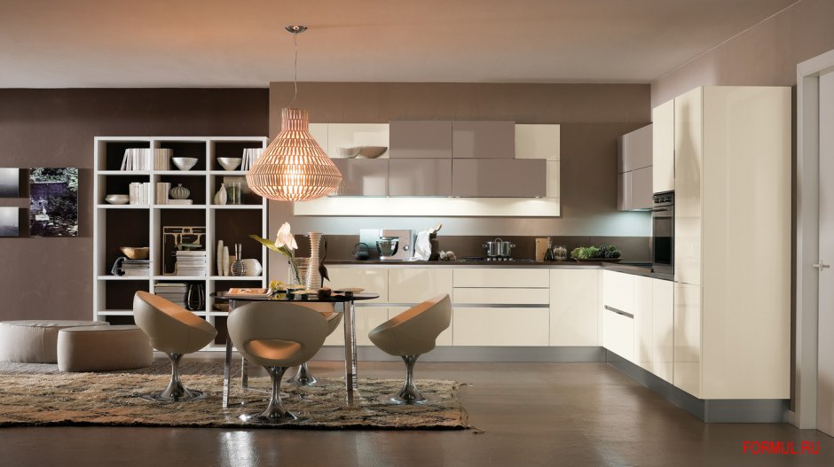 Мебель на кухню-гостиную в стиле Модерн