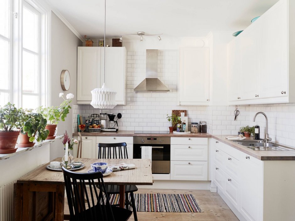 Скандинавский стиль в интерьере кухни