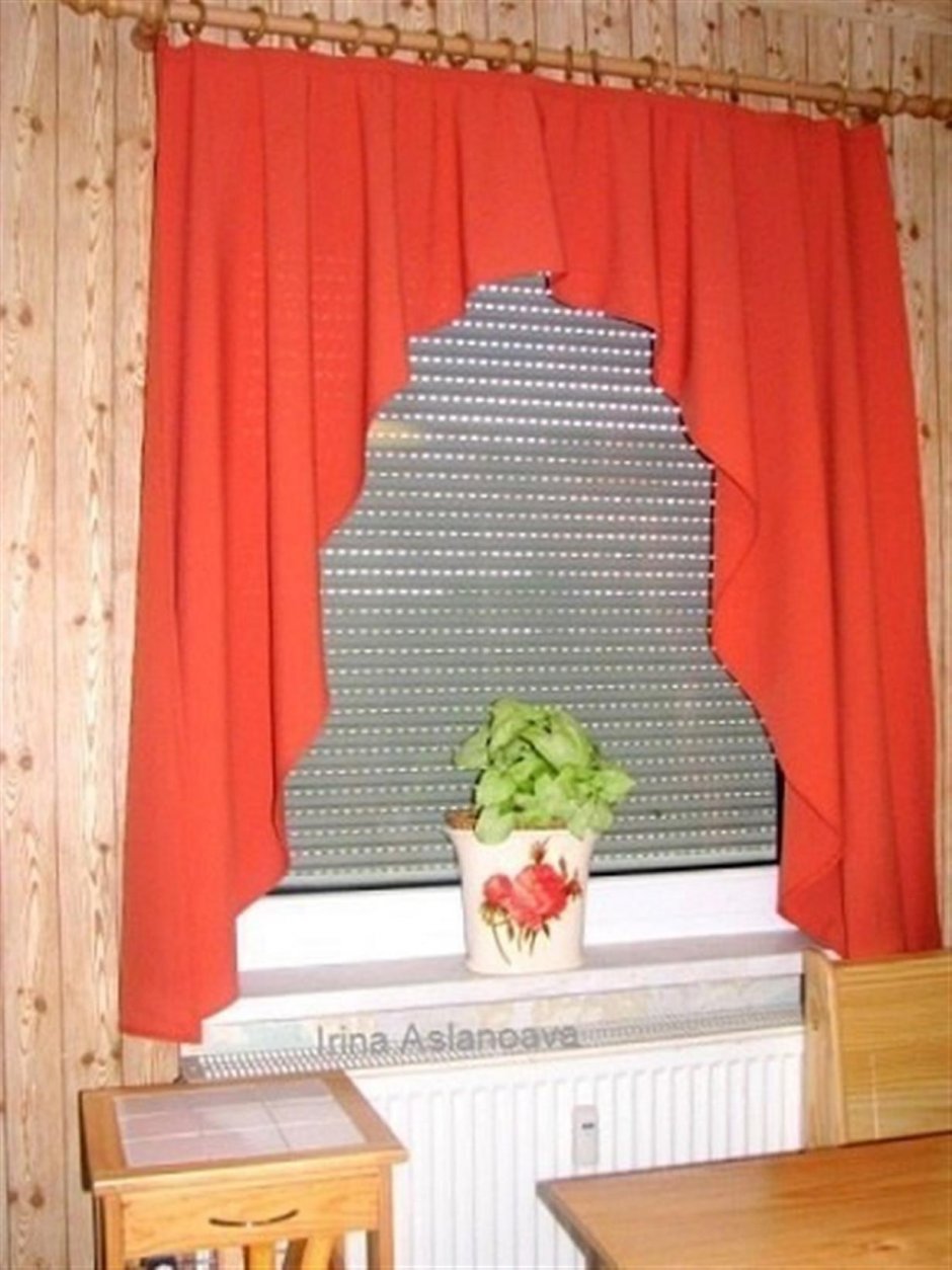 Креативные шторы на кухню