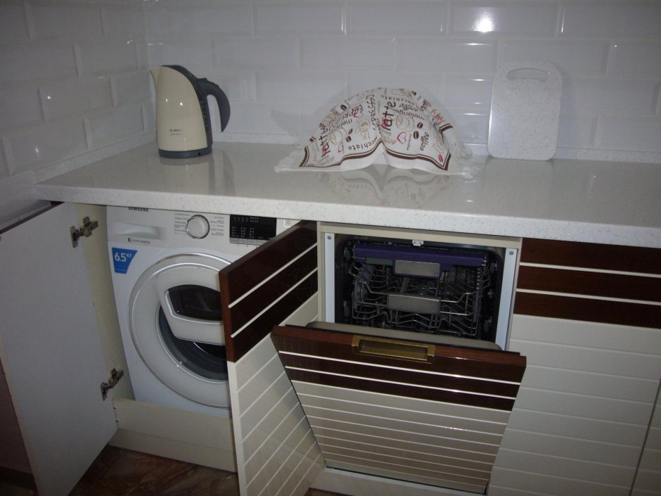 Кухонный шкаф под стиральную машину