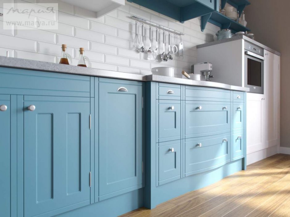 Кухня Мария Adele водная синь