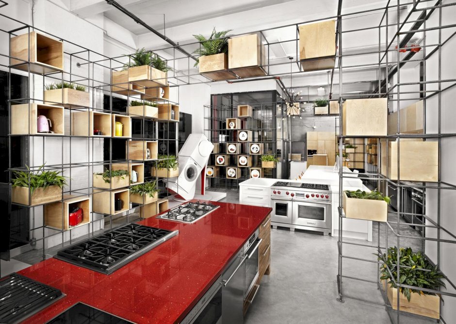 Дизайн шоурума кухонь