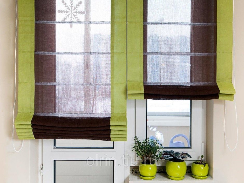 Прозрачные римские шторы на кухню (63 фото)