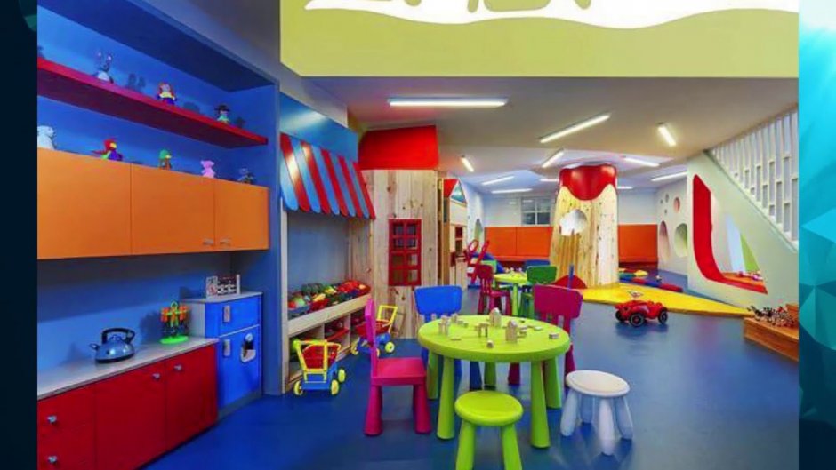 Современная игровая комната для детей