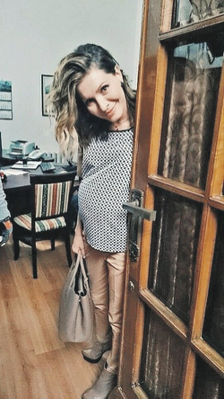 Елена Подкаминская беременная