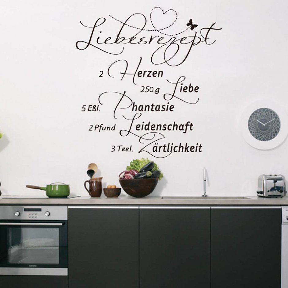 Фразы для кухни на стену