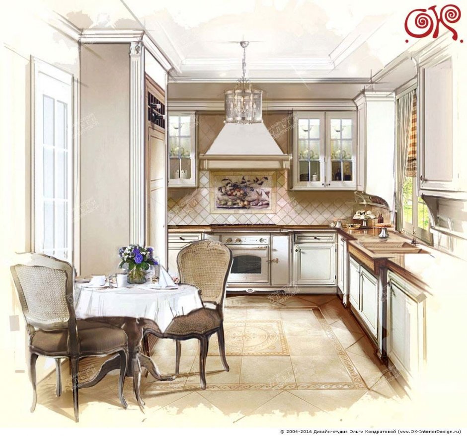 Кухня от Ольги Кондратовой (33 фото)