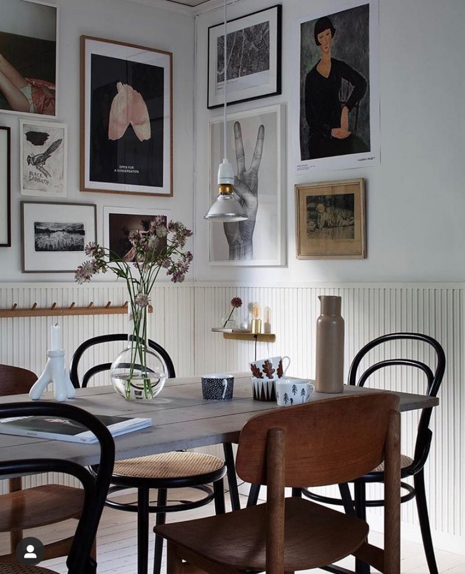 Венские стулья в интерьере кухни (35 фото)