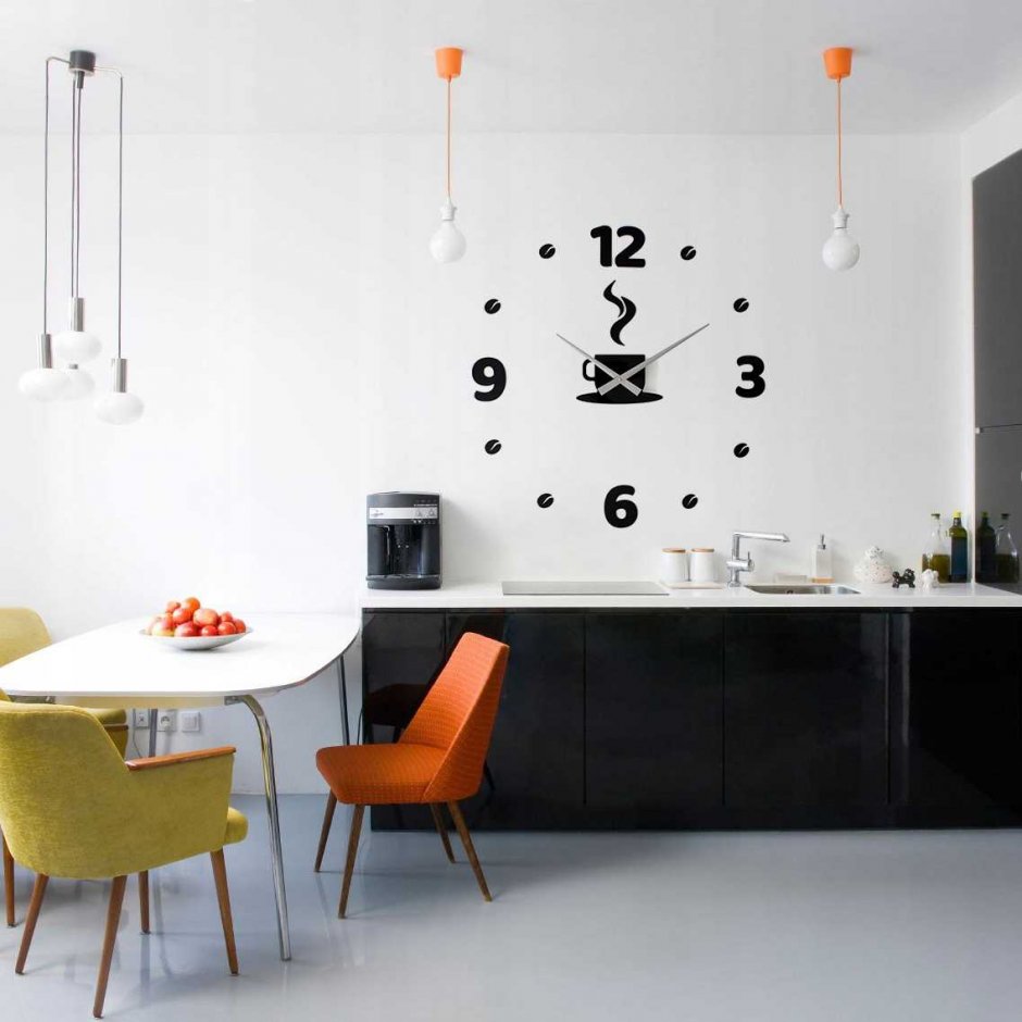 Дизайнерские часы на кухню
