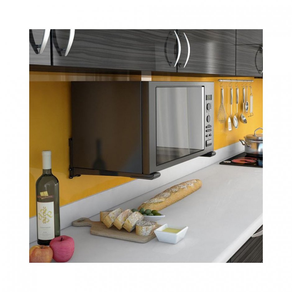 Кронштейн Holder MWS-2003 темный металлик для СВЧ-печей
