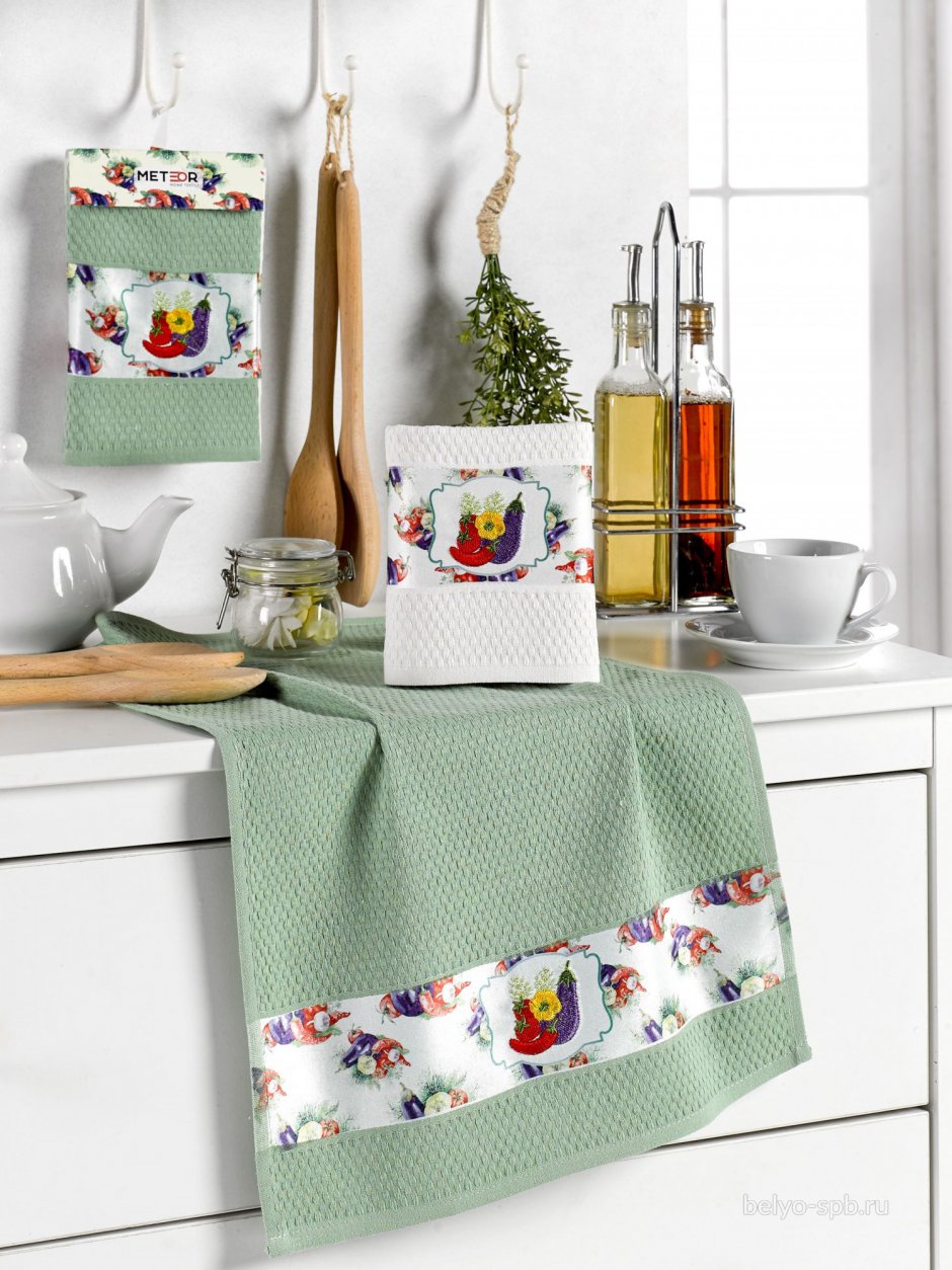 Красивые кухонные полотенца
