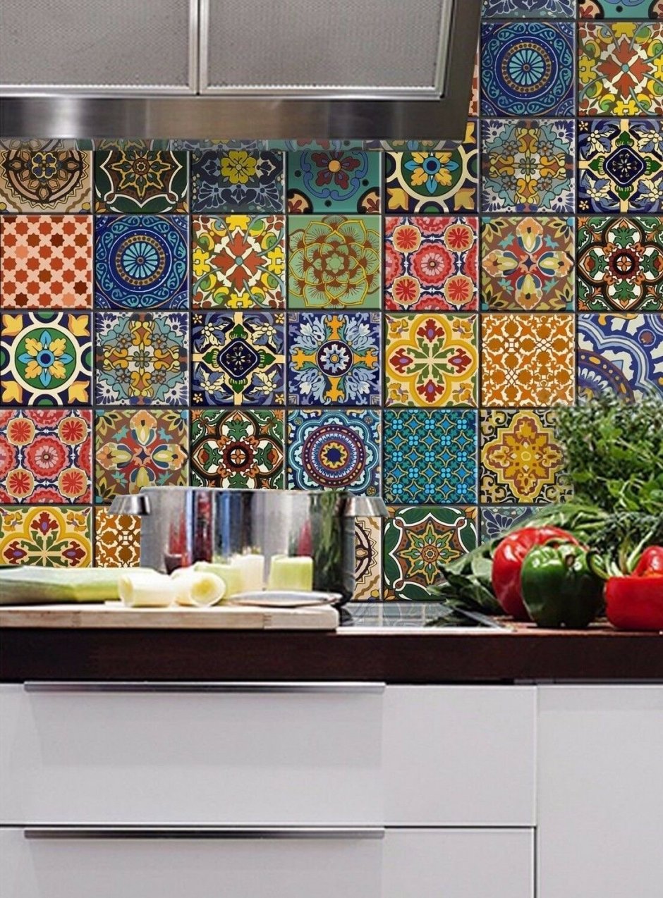 Фартук для кухни в марокканском стиле (31 фото)