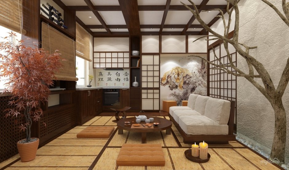 Квартира в традиционном японском стиле