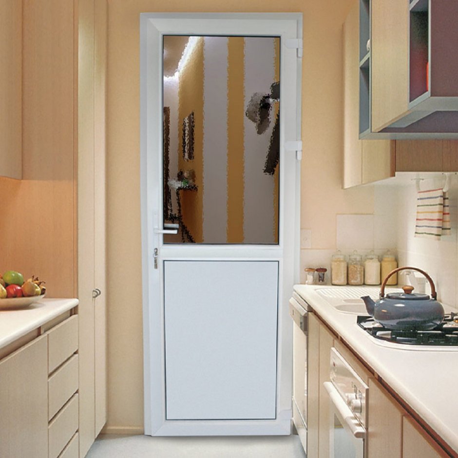 Металлопластиковая дверь на кухню