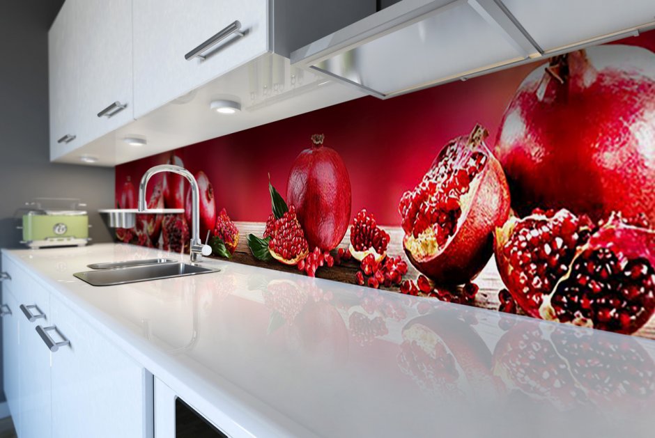 Фотообои для потолка на кухню фрукты