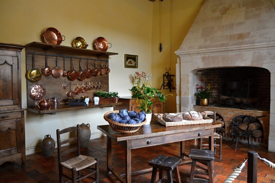 Кухня в стиле средневековья