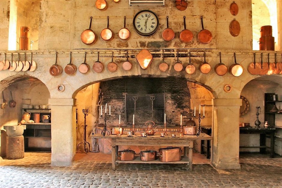 Старинные кухни в замках