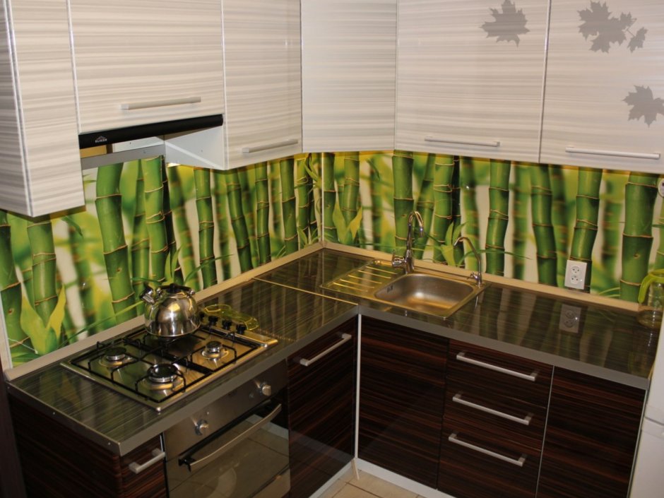 Кухонный гарнитур бамбук